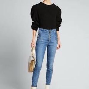 J Brand Natasha sky high skinny cropped jeans.  25